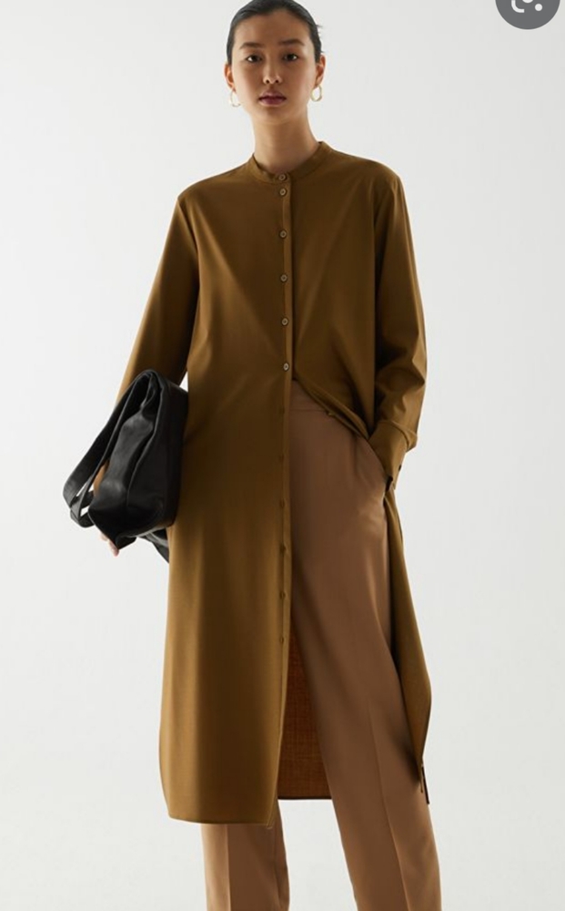 NWOT COS wool shirt dress